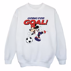 Disney - Sweat GOING FOR GOAL - Fille (Blanc)