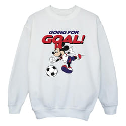 Disney - Sweat GOING FOR GOAL - Fille (Blanc)