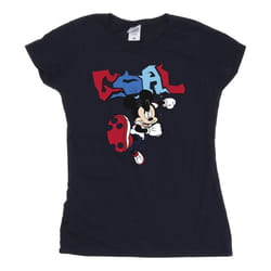Disney - T-shirt GOAL STRIKER - Femme (Bleu marine)