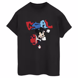Disney - T-shirt GOAL STRIKER - Femme (Noir)