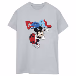 Disney - T-shirt GOAL STRIKER - Femme (Gris chiné)