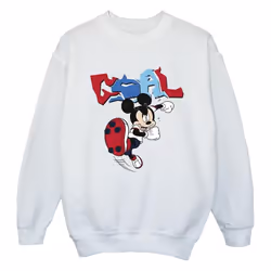 Disney - Sweat GOAL STRIKER - Fille (Blanc)
