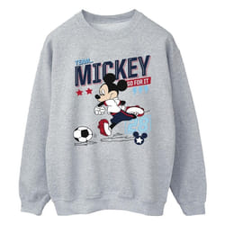 Disney - Sweat TEAM FOOTBALL - Homme (Gris chiné)