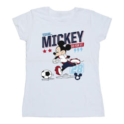 Disney - T-shirt TEAM FOOTBALL - Femme (Blanc)