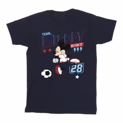 Disney - T-shirt TEAM FOOTBALL - Garçon (Bleu marine)
