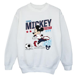 Disney - Sweat TEAM FOOTBALL - Garçon (Blanc)