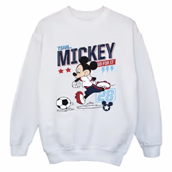 Disney - Sweat TEAM FOOTBALL - Garçon (Blanc)