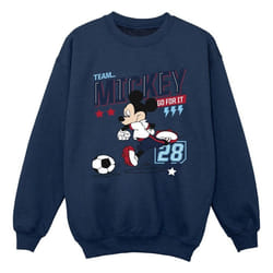 Disney - Sweat TEAM FOOTBALL - Garçon (Bleu marine)