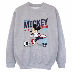 Disney - Sweat TEAM FOOTBALL - Garçon (Gris chiné)