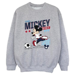 Disney - Sweat TEAM FOOTBALL - Garçon (Gris chiné)