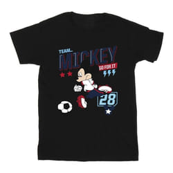 Disney - T-shirt TEAM FOOTBALL - Fille (Noir)