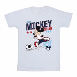 Disney - T-shirt TEAM FOOTBALL - Fille (Blanc)