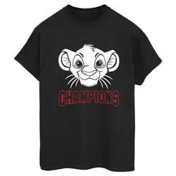 Disney - T-shirt THE LION KING CHAMPION - Femme (Noir)
