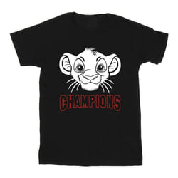 Disney - T-shirt THE LION KING CHAMPION - Homme (Noir)