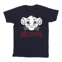Disney - T-shirt THE LION KING CHAMPION - Homme (Bleu marine)