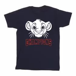 Disney - T-shirt THE LION KING CHAMPION - Homme (Bleu marine)