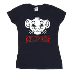 Disney - T-shirt THE LION KING CHAMPION - Femme (Bleu marine)