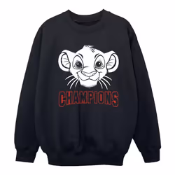 Disney - Sweat THE LION KING CHAMPION - Fille (Noir)