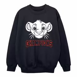 Disney - Sweat THE LION KING CHAMPION - Fille (Noir)