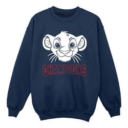 Disney - Sweat THE LION KING CHAMPION - Fille (Bleu marine)