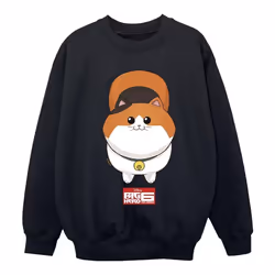 Disney - Sweat BIG HERO - Fille (Noir)