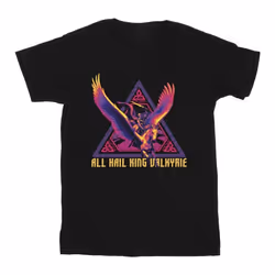 Marvel - T-shirt LOVE AND THUNDER ALL HAIL - Homme (Noir)