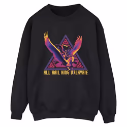 Marvel - Sweat LOVE AND THUNDER ALL HAIL - Femme (Noir)