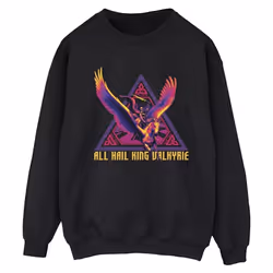 Marvel - Sweat LOVE AND THUNDER ALL HAIL - Femme (Noir)