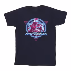 Marvel - T-shirt LOVE AND THUNDER - Homme (Bleu marine)