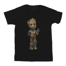 Marvel - T-shirt AM GROOT - Homme (Noir)