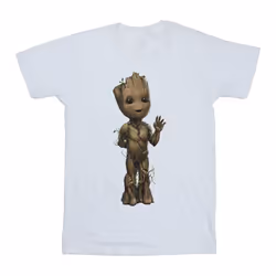 Marvel - T-shirt AM GROOT - Homme (Blanc)