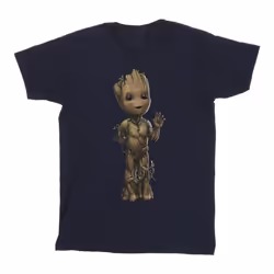 Marvel - T-shirt AM GROOT - Homme (Bleu marine)