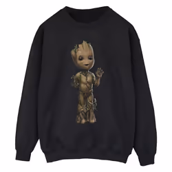 Marvel - Sweat AM GROOT - Homme (Noir)