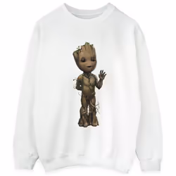 Marvel - Sweat AM GROOT - Homme (Blanc)