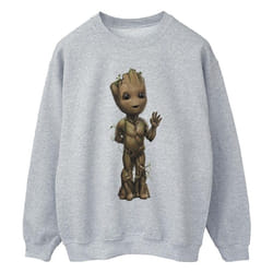 Marvel - Sweat AM GROOT - Homme (Gris chiné)
