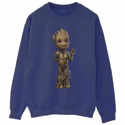 Marvel - Sweat AM GROOT - Homme (Bleu marine)