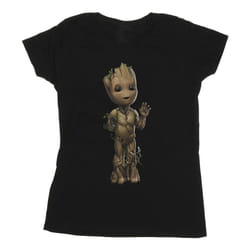 Marvel - T-shirt AM GROOT - Femme (Noir)