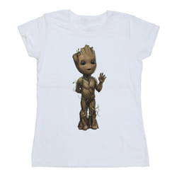 Marvel - T-shirt AM GROOT - Femme (Blanc)