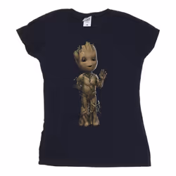 Marvel - T-shirt AM GROOT - Femme (Bleu marine)