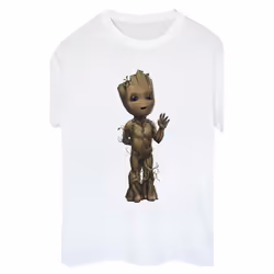 Marvel - T-shirt AM GROOT - Femme (Blanc)