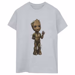 Marvel - T-shirt AM GROOT - Femme (Gris chiné)