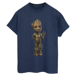 Marvel - T-shirt AM GROOT - Femme (Bleu marine)