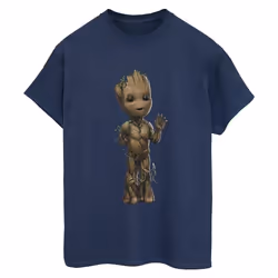 Marvel - T-shirt AM GROOT - Femme (Bleu marine)
