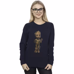 Marvel - Sweat AM GROOT - Femme (Bleu marine)