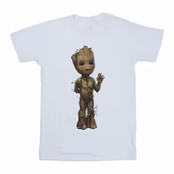 Marvel - T-shirt AM GROOT - Fille (Blanc)