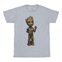 Marvel - T-shirt AM GROOT - Fille (Gris chiné)