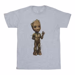 Marvel - T-shirt AM GROOT - Fille (Gris chiné)