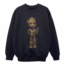 Marvel - Sweat AM GROOT - Fille (Noir)