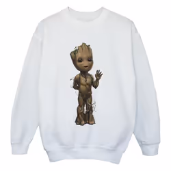 Marvel - Sweat AM GROOT - Fille (Blanc)