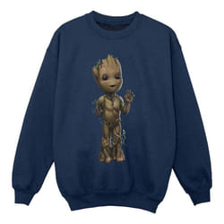 Marvel - Sweat AM GROOT - Fille (Bleu marine)